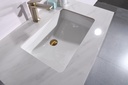 مغسلة حجر OS250016 صيني ORIENT STANDARD ابيض رمادي 80 سم حوض سيراميك