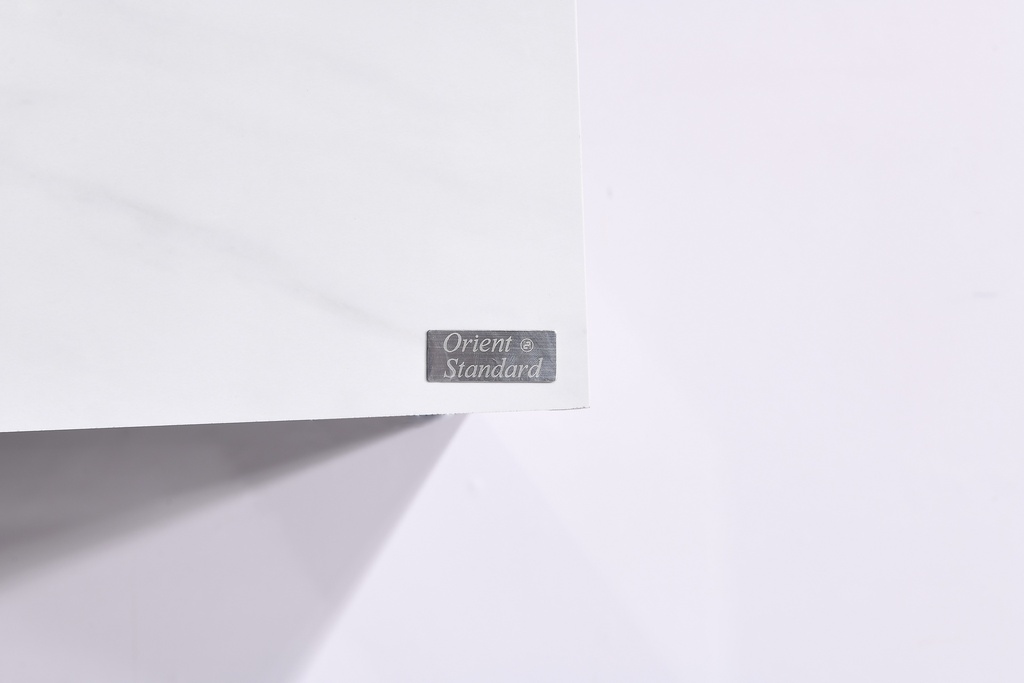 مغسلة حجر OS250016 صيني ORIENT STANDARD ابيض رمادي 80 سم حوض سيراميك