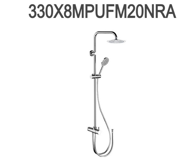 ماسورة دش  RR70306/357UFMXLT8 ايطالي REMER كروم دائري