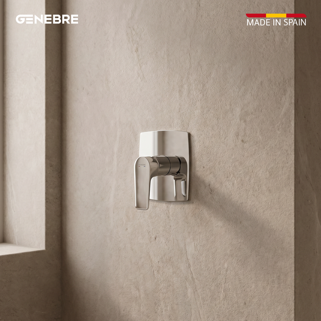 خلاط دش مخفي 66 45 32 64115 KORAL اسباني GENEBRE كروم خط واحد مستطيل