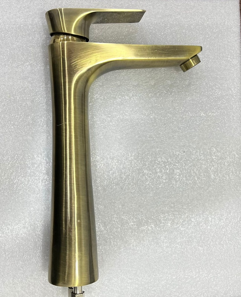 خلاط مغسلة 1432 نحاسي اصفر عالي