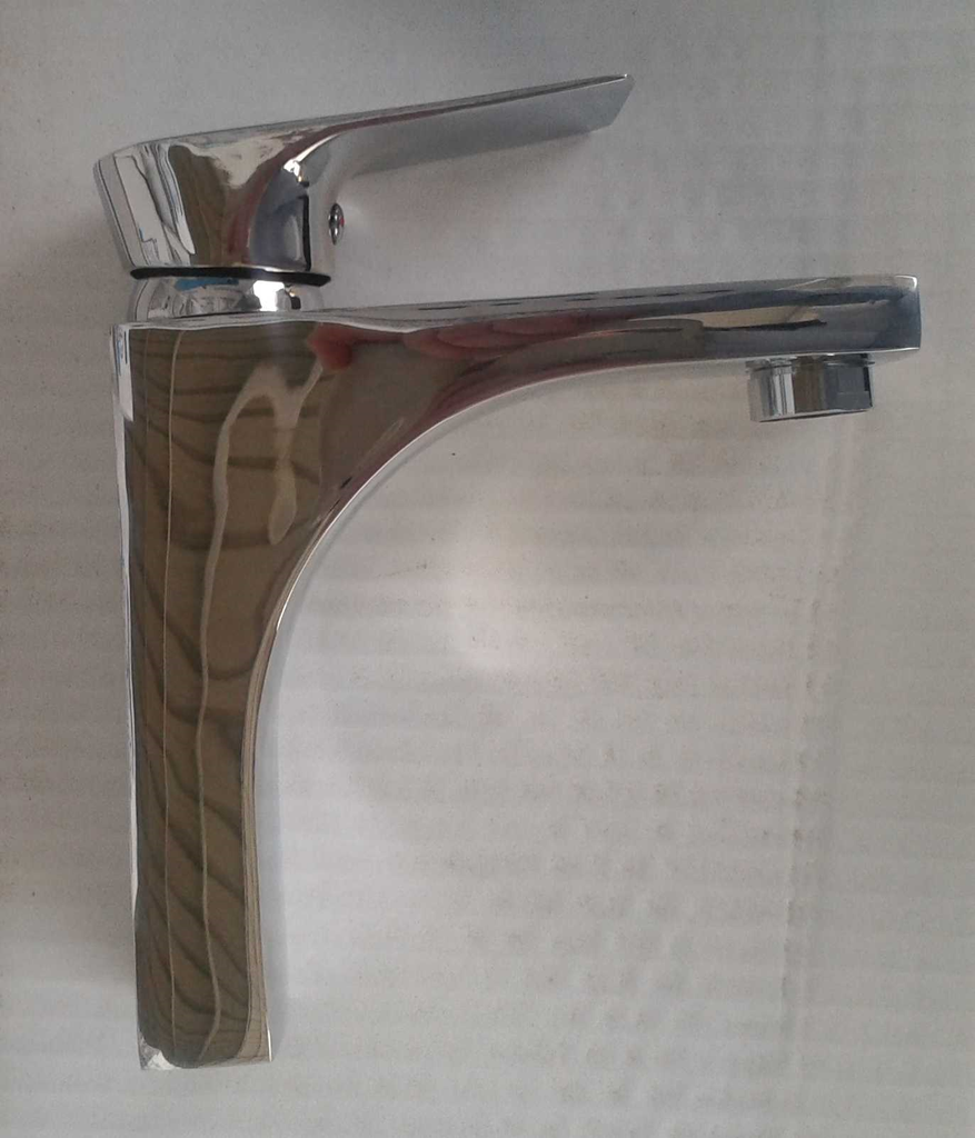 خلاط مغسلة مربع GH-1602 كروم سادة