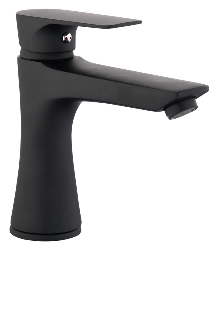 خلاط مغسلة 1432 اسود قصير