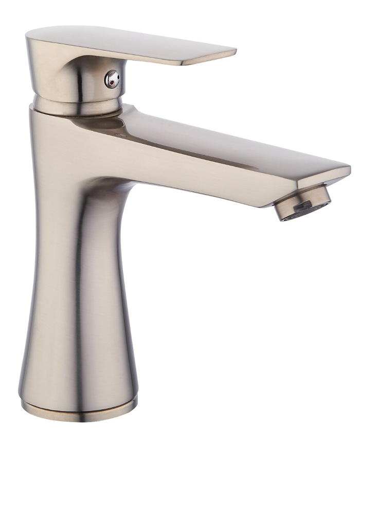 خلاط مغسلة 1432 برونزي فاتح قصير مع هراب (كرتون 10 حبة)