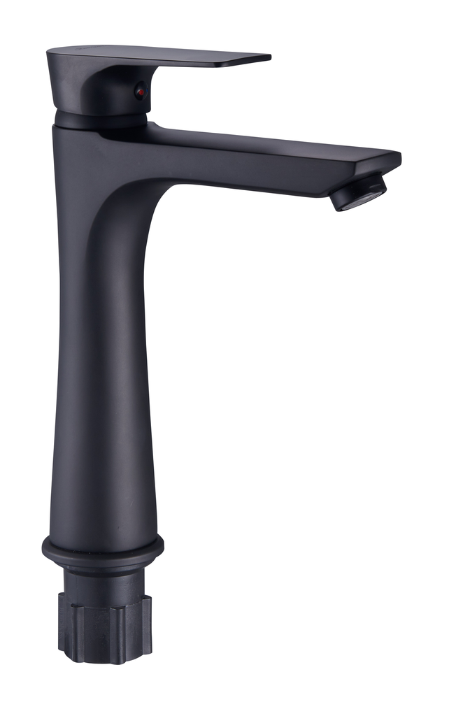 خلاط مغسلة 1432 صيني ORIENT STANDARD اسود وسط مع هراب (كرتون 10 حبة)