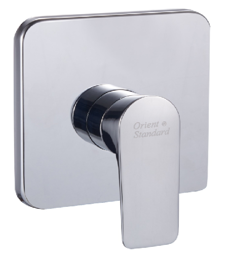 خلاط دش مخفي OS1438-1 صيني ORIENT STANDARD خط واحد كروم مربع