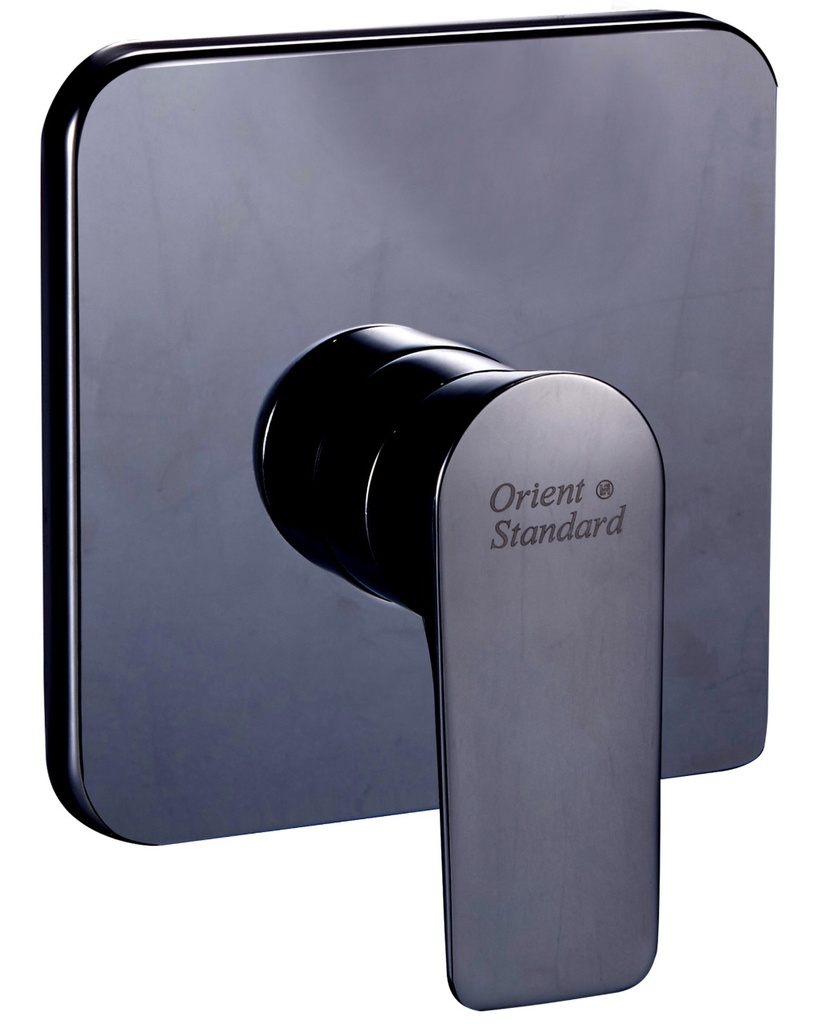 خلاط دش مخفي OS1438-1 صيني ORIENT STANDARD خط واحد اسود مربع