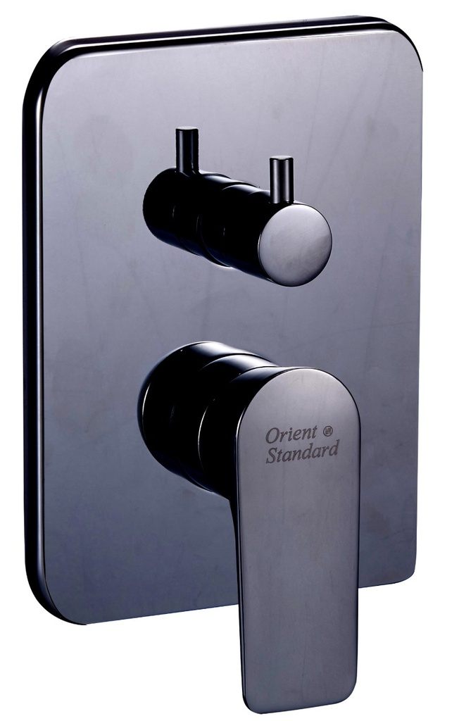 خلاط دش مخفي كامل OS1438-2 صيني ORIENT STANDARD خطين اسود مربع
