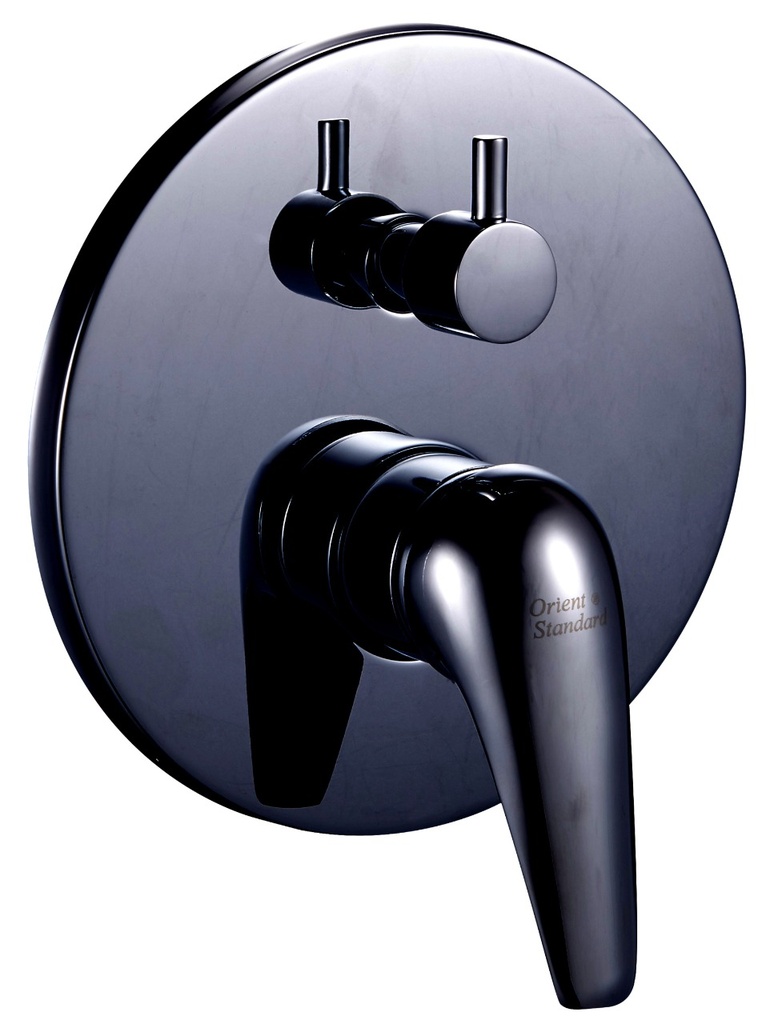 خلاط دش مخفي OS1738-2 صيني ORIENT STANDARD خطين اسود دائري