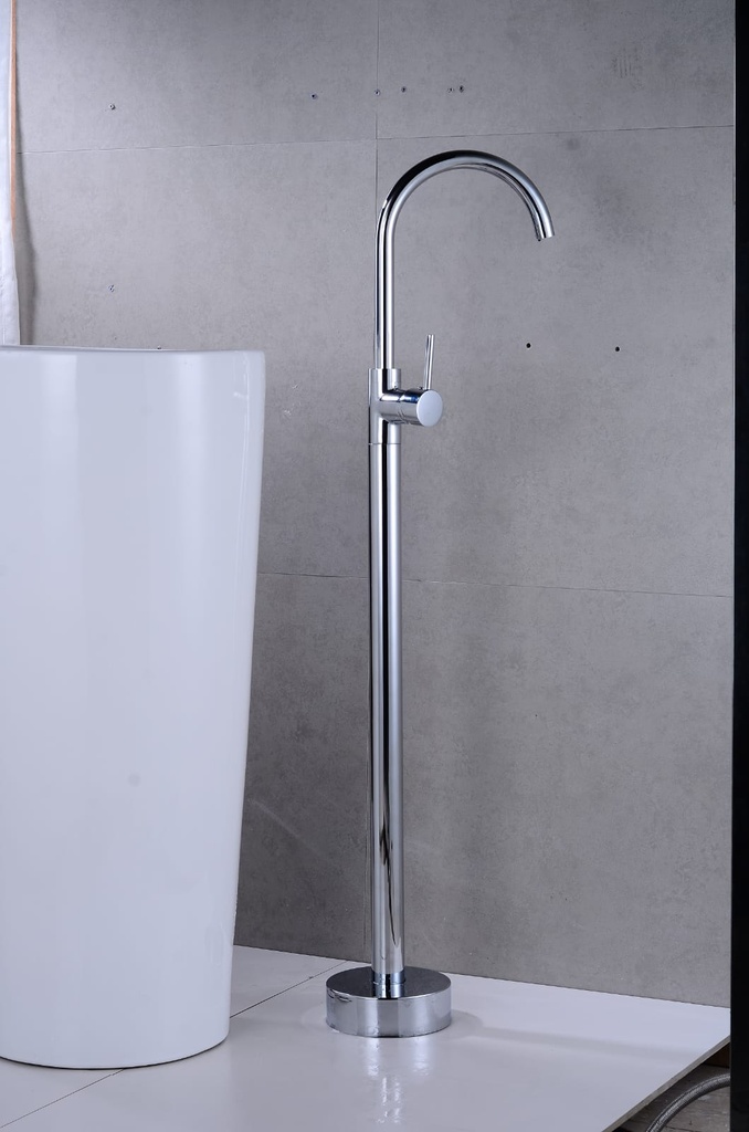 خلاط مغطس ارضي او مغسلة برميل OS1370014 صيني ORIENT STANDARD كروم 118 سم