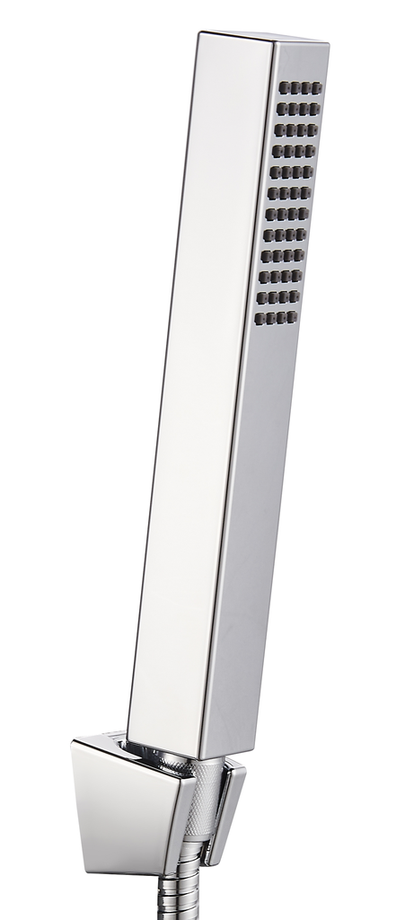 سماعة دش يد OS77 صيني ORIENT STANDARD كروم مربع مع لي وقاعدة