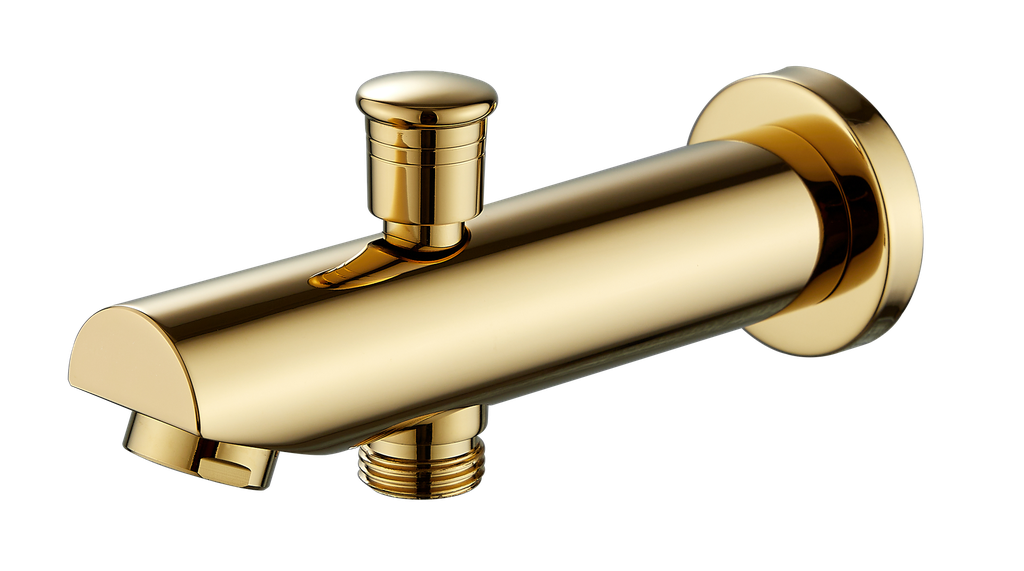 صباب خلاط دش مخفي OS1390 صيني ORIENT STANDARD ذهبي دائري مع قسام