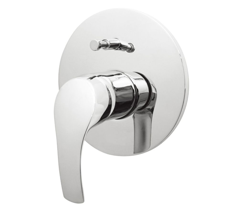 مسكة خلاط دش مخفي OS2238-2 صيني ORIENT STANDARD خطين كروم دائري مع الوجه