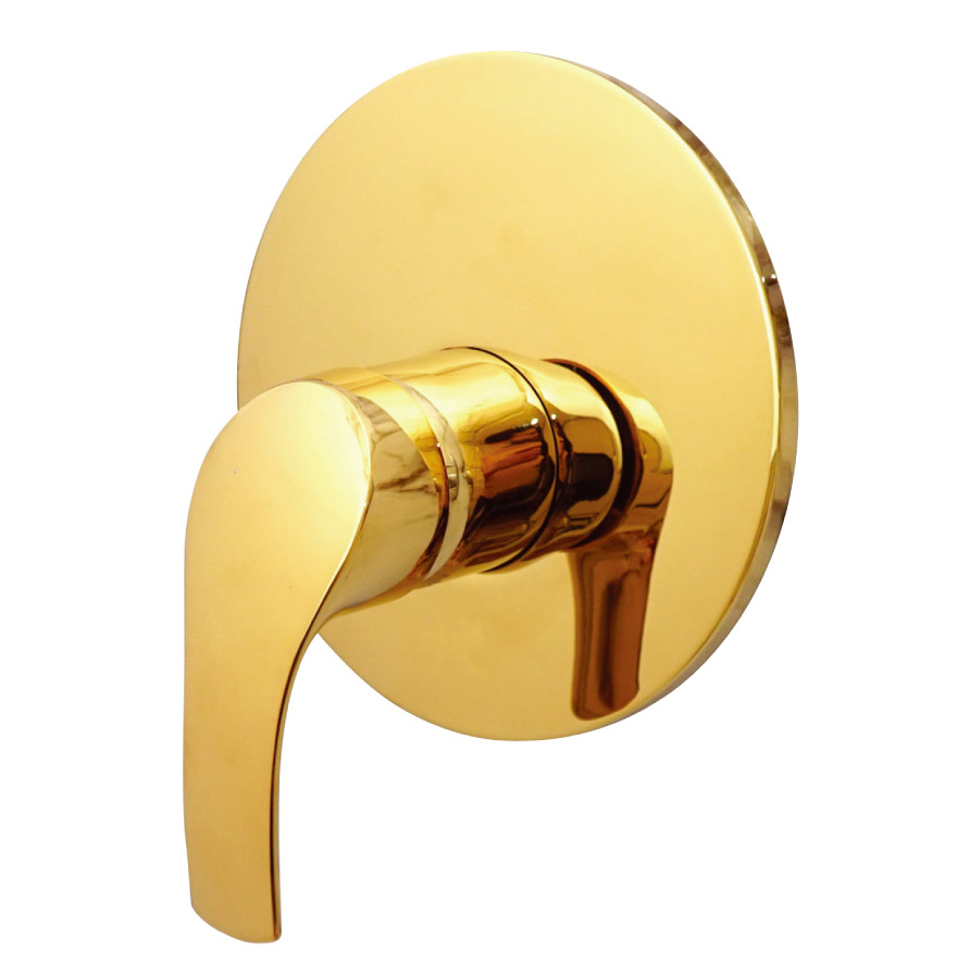 مسكة خلاط دش مخفي OS2238-1 صيني ORIENT STANDARD خط واحد ذهبي دائري مع الوجه