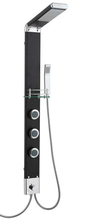 دش جداري المنيوم لون أسود  م. B 1138  صيني