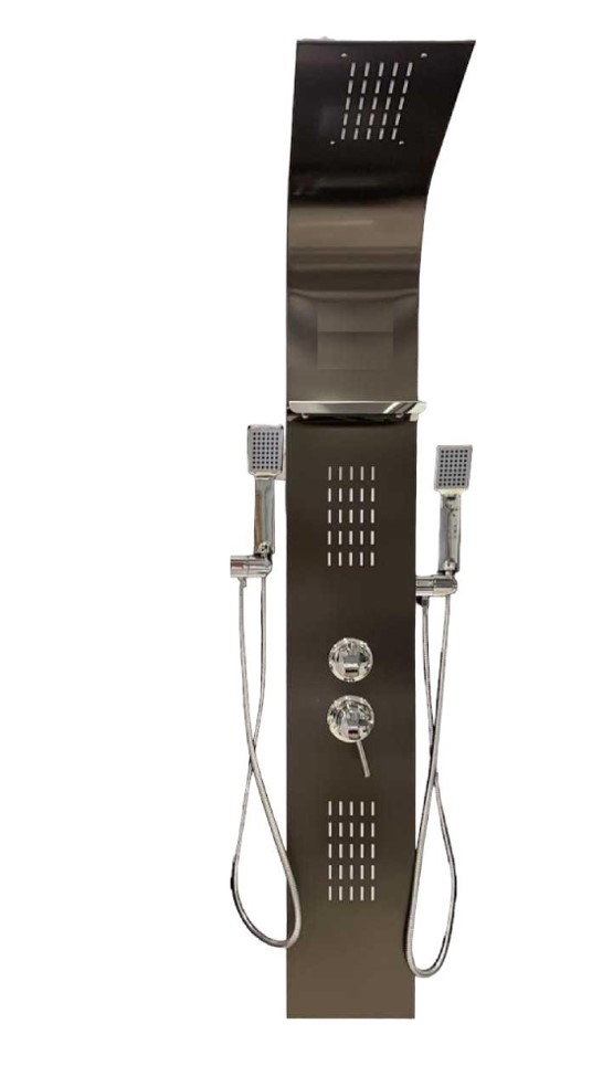 دش جداري استيل OS200 برونزي مطفي  دش رئيسي2مساج سماعة  رف استيل