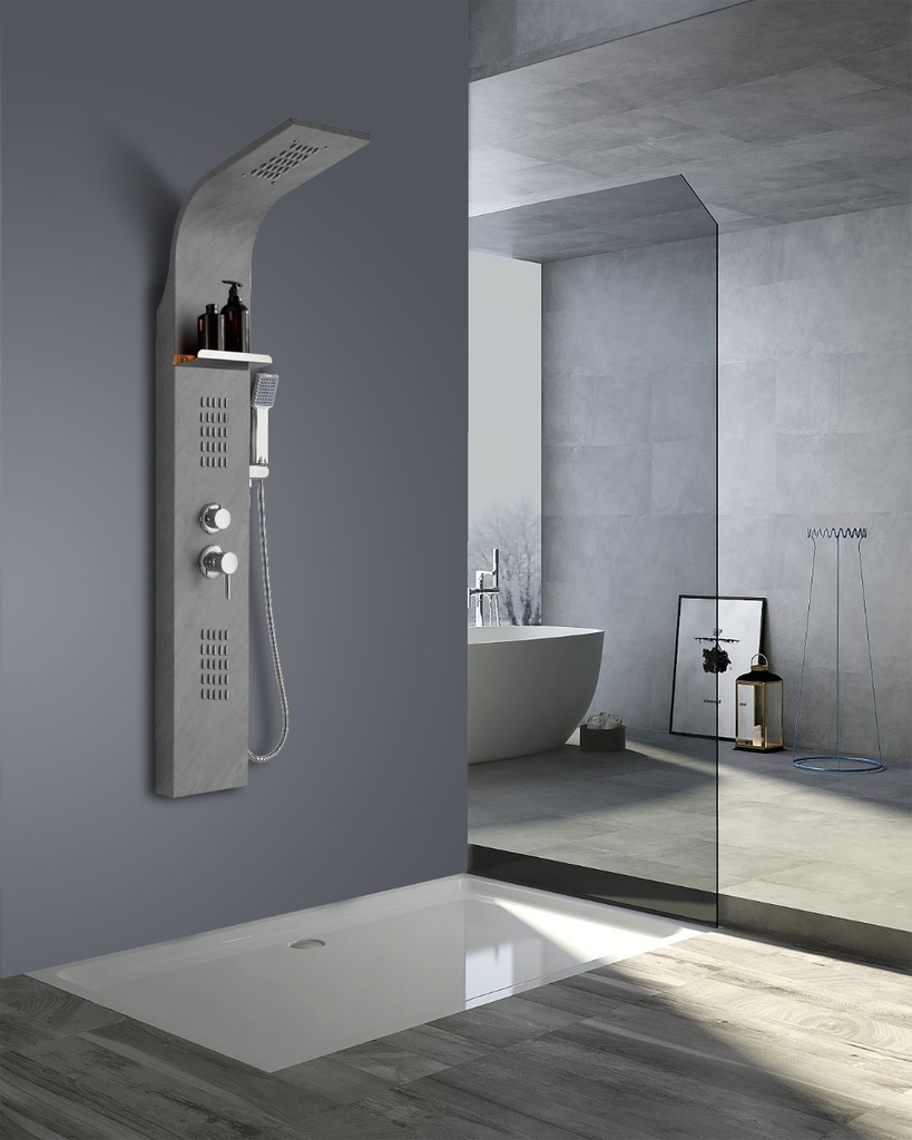 دش جداري OS400 صيني ORIENT STANDARD رمادي