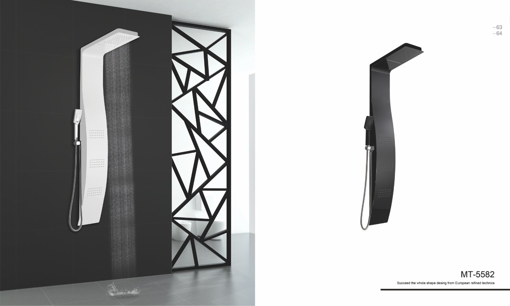 دش جداري OS400-4 صيني ORIENT STANDARD اسود