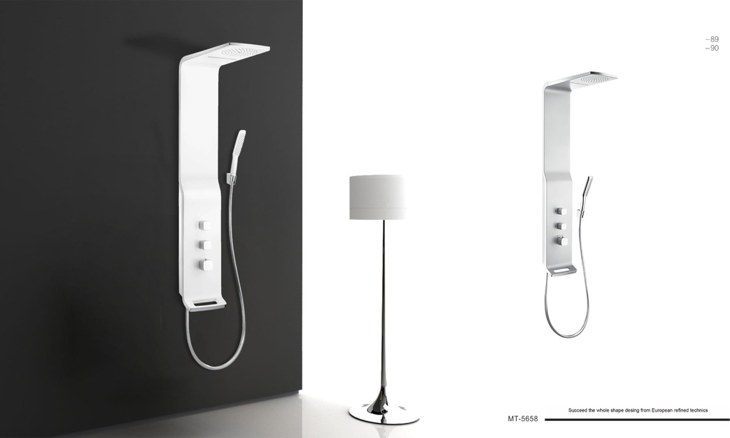 دش جداري OS400-6 صيني ORIENT STANDARD ابيض