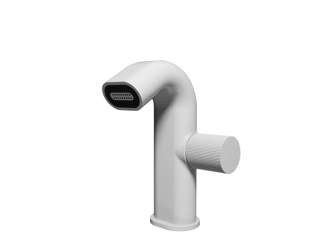 خلاط مغسلة LO3032 صيني LOLO أبيض مطفي قصير