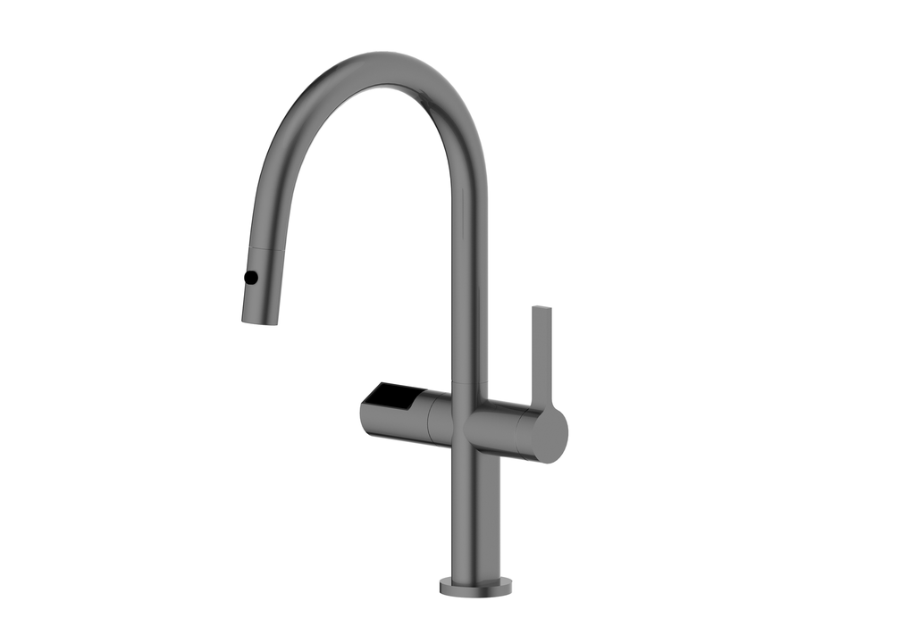 خلاط مجلى حوض LO3435 صيني LOLO رمادي غامق