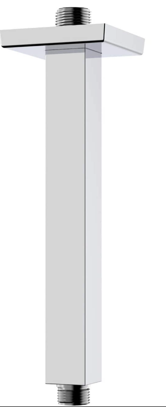 ماسورة دش مربع سقف  30 سم كروم