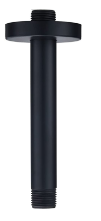 ماسورة دش سقف اسود مدور 30سم (MH)