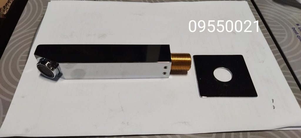 صباب 708  مخفي خط واحد نحاس مربع كروم