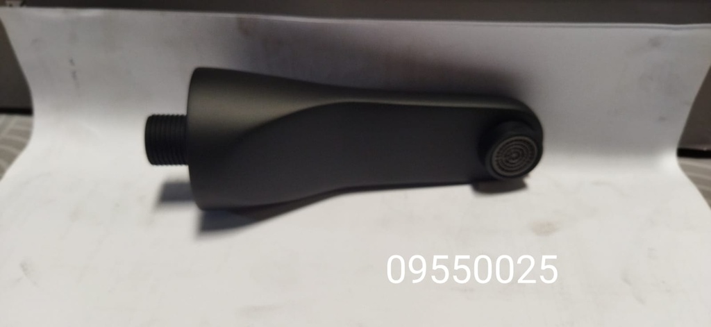 صباب خلاط 1390 مخفي خط واحد نحاس مدور اسود 668