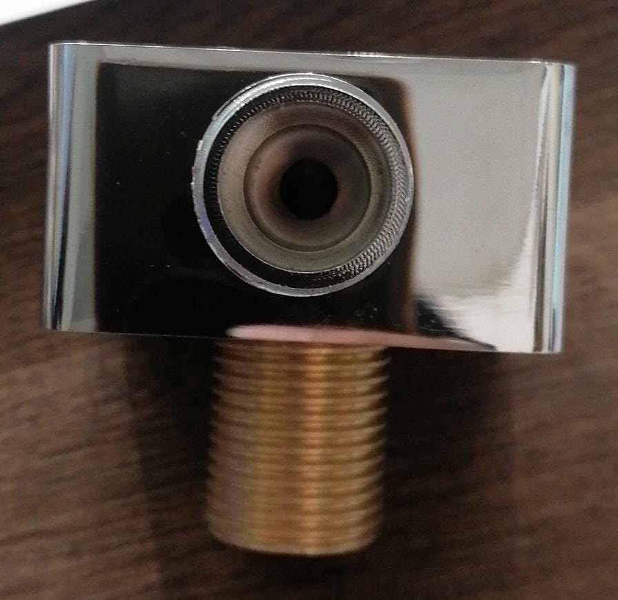 كوع دش 856 مخفي صيني مربع كروم (MH)