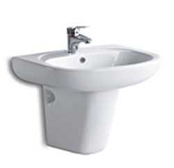 مغسلة سيراميك ابيض جداري  D-050 صيني 55*43*49