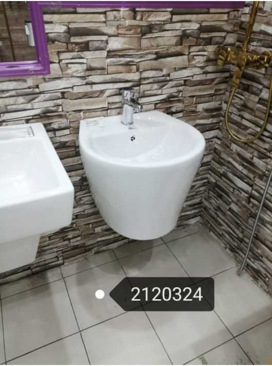 مغسلة سراميك تعليق جداري OS2120324 ابيض 37*46*44