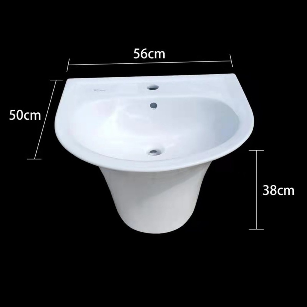 مغسلة سراميك  تعليق  OS2120344 صيني ORIENT STANDARD ابيض 56*50*38 سم دائري