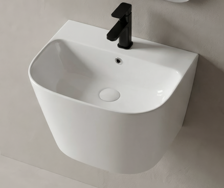 مغسلة سيراميك تعليق OS2120412 ابيض مربع 460*420*380 سم