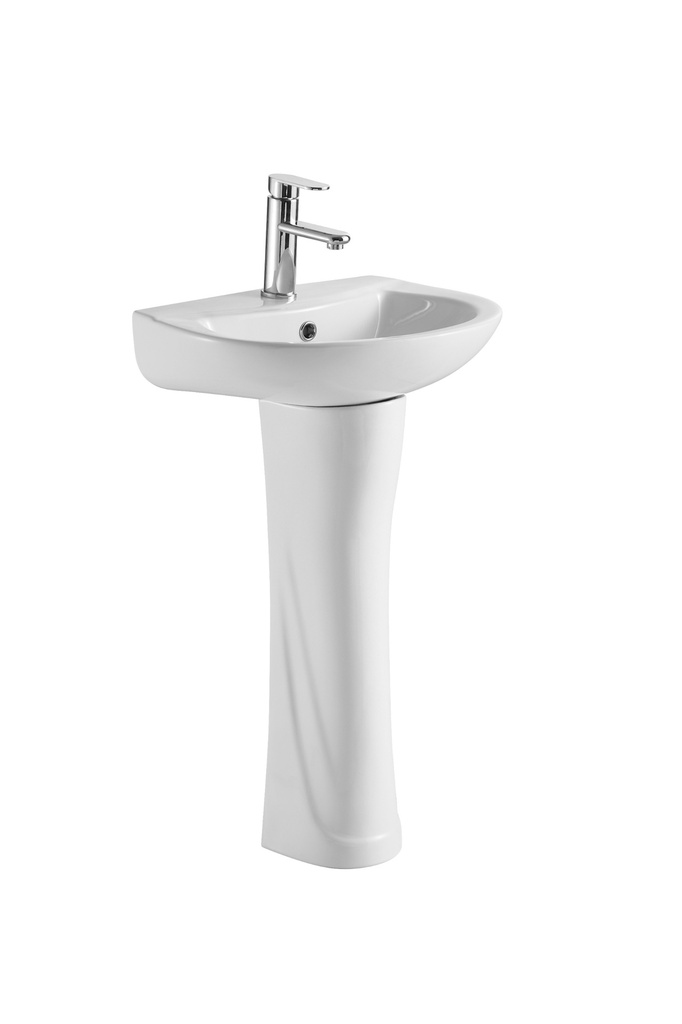 مغسله سراميك عمود OS2120319 ابيض 45*52*83 سم