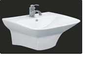 مغسلة سيراميك PR3259 ابيض تعليق جداري  يويو