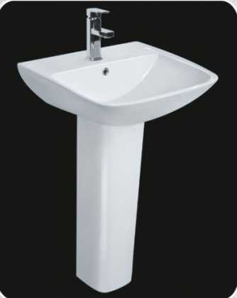 مغسلة سيراميك PR-3090 ابيض 55*48*86 سم YOYO