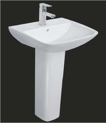 مغسلة سراميك PR3258 ابيض عمود