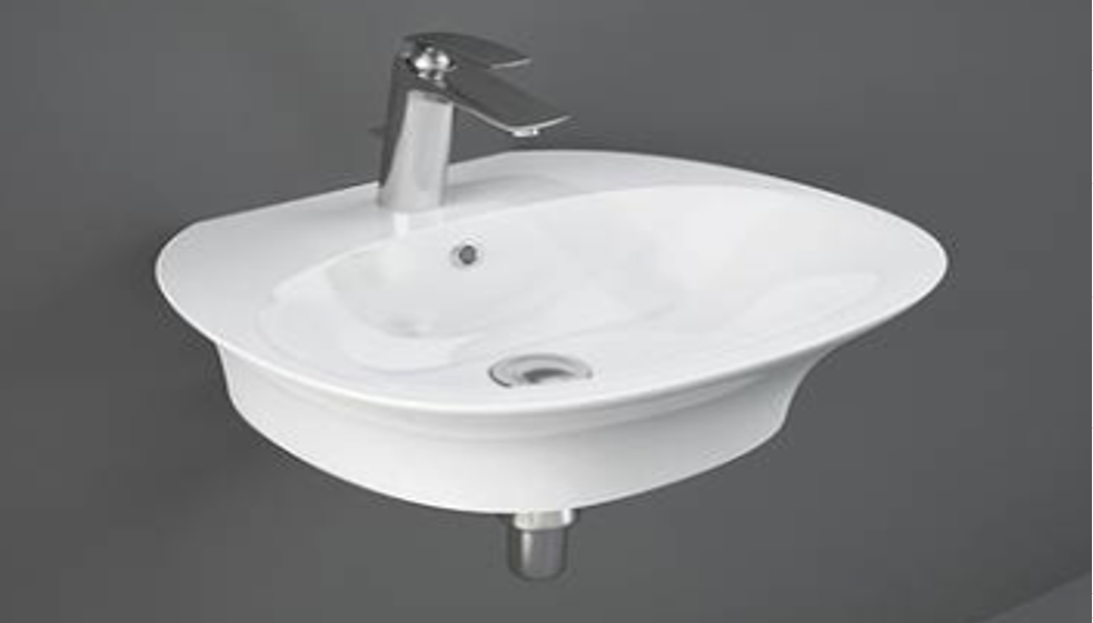 حوض سيراميك تعليق بيضوي أبيض RAK-SENSATION  SENWB6501AWHA