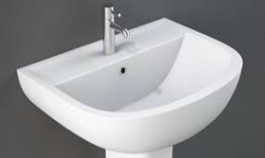 حوض سيراميك تعليق بيضوي أبيض RAK-COMPACT  CO0801AWHA