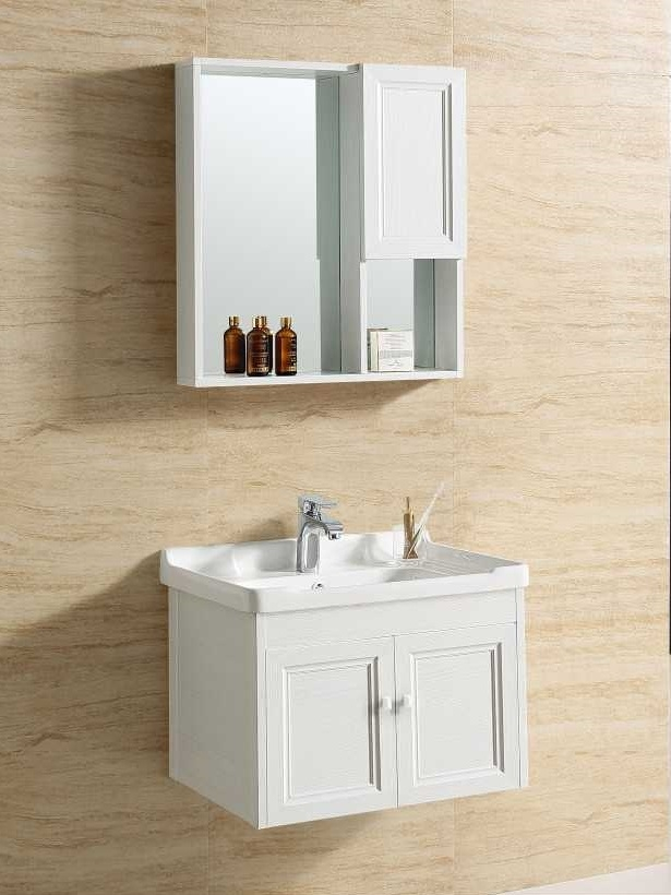 مغسلة كاربون فايبر KD OS280004 صيني ORIENT STANDARD ابيض 80 سم مع صيدلية بمراية