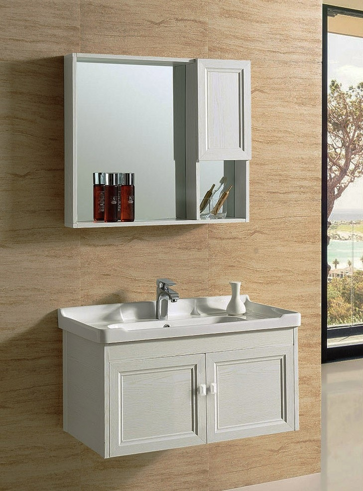 مغسلة كاربون فايبر KD OS280077 صيني ORIENT STANDARD بيج 60 سم مع صيدلية بمراية