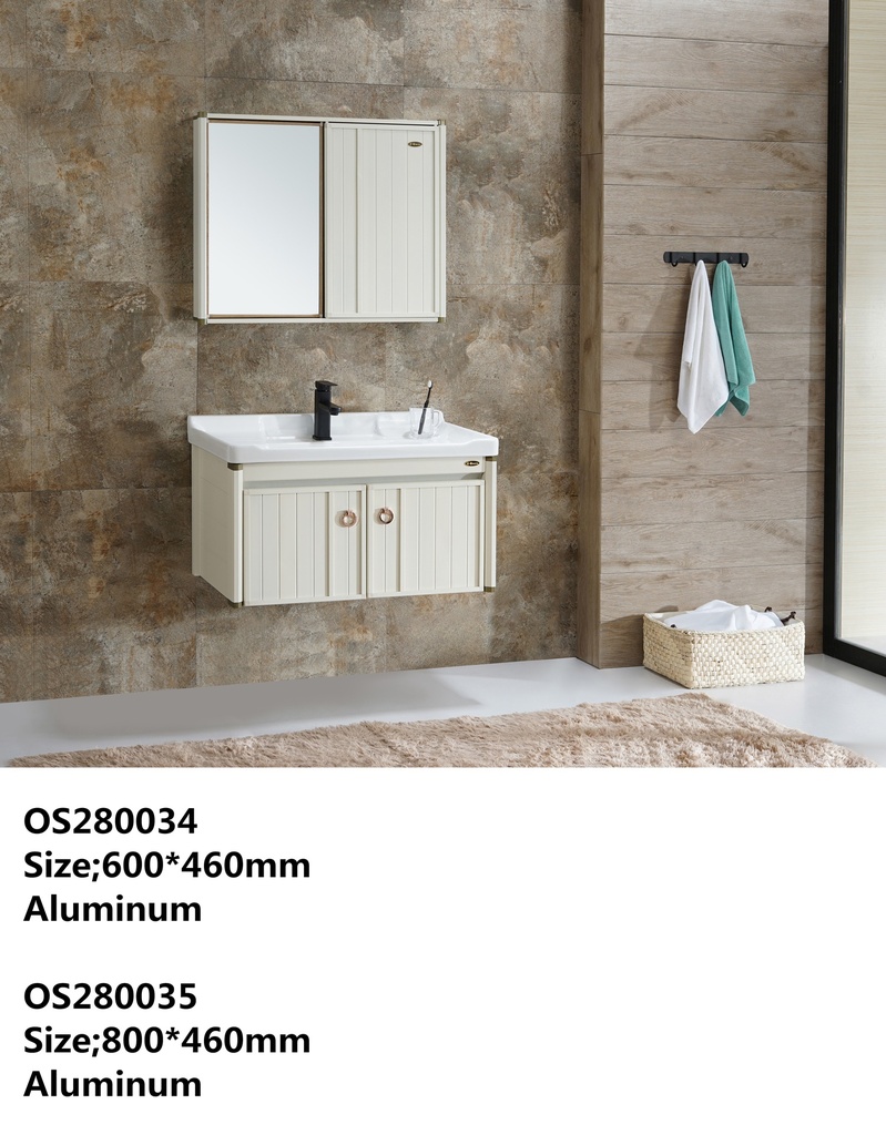 مغسلة المنيوم OS280034  أبيض  60*46 سم