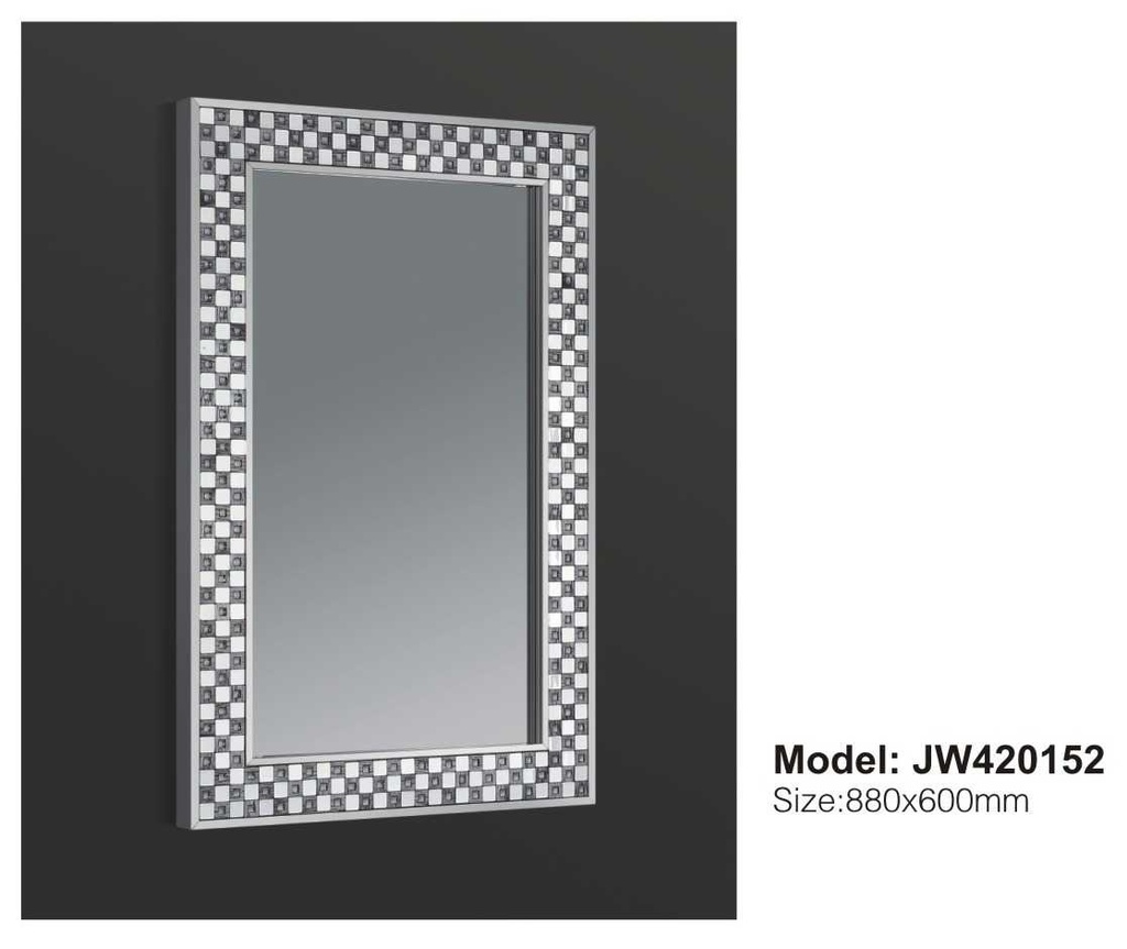 مراية صيني اطار مزخرف  م. JW420152 مقاس 60*80