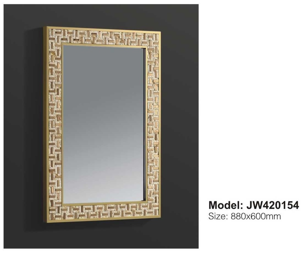 مراية صيني اطار مزخرف  م. JW420154 مقاس 60*80