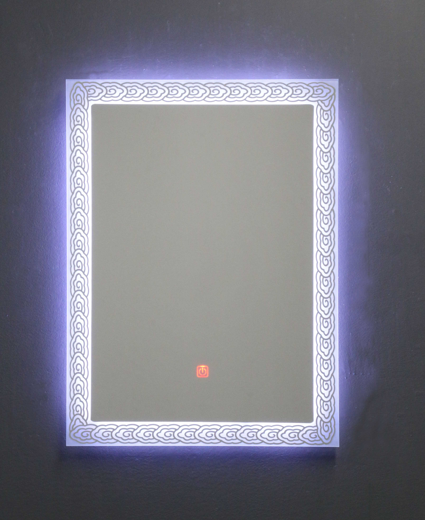 مراية 80*60 اضاء مخفي موديل (YH-3158)