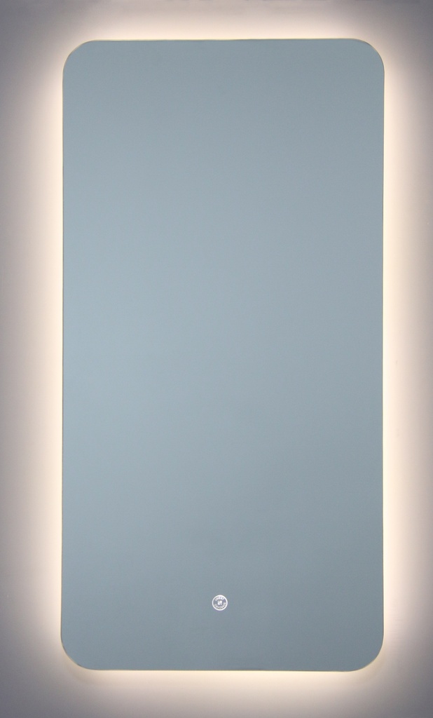 مراية موديل OS430063 فريم أسود مطفي 80*60سم