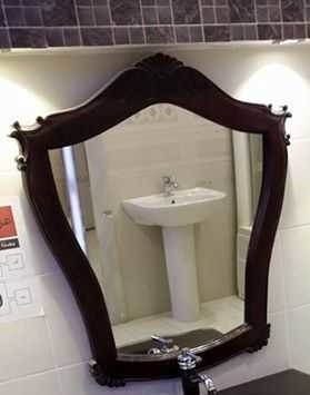  مراية خشب 80*55 سم FH-9008 بني