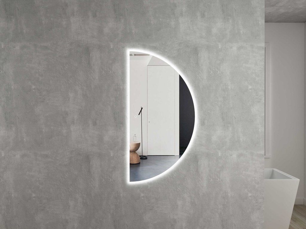  مراية نصف دائري ليد RR4009 مقاس 60*120 سم