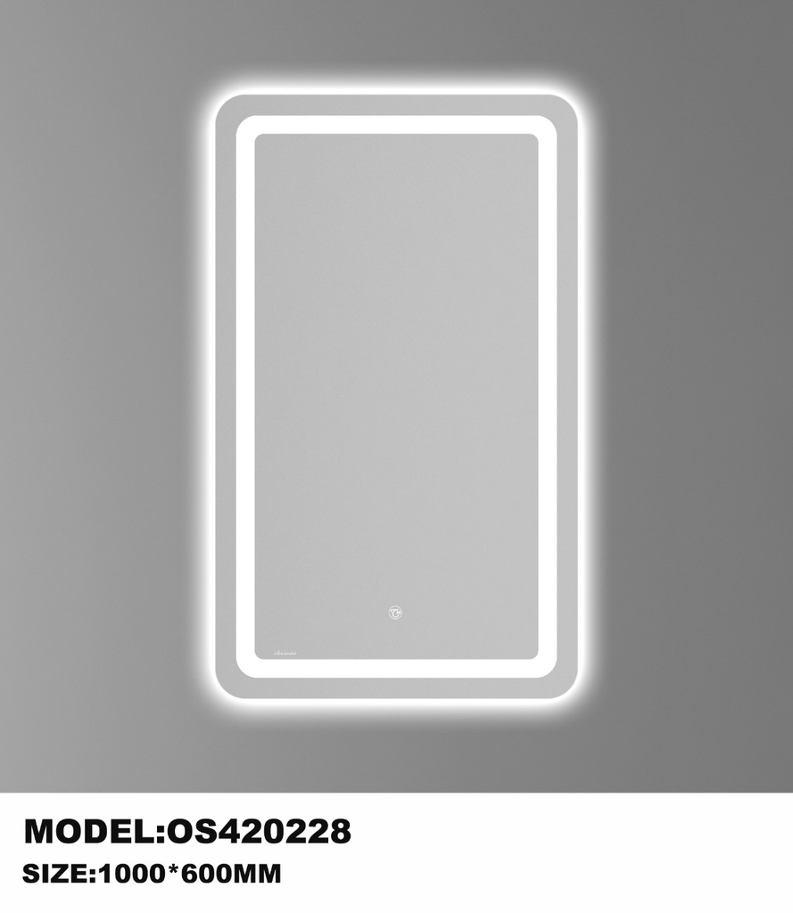 مراية ليد OS420228  مستطيل مقاس 100*60 سم